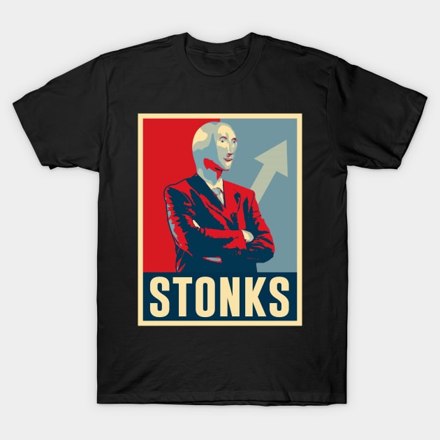 Stonks (wall street bets) v1 T-Shirt by QuantumDesigns